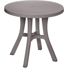 Resim Royal Yuvarlak Balkon Masası 80 Cm Çöl Gri 