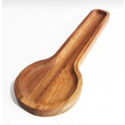 Resim Teknotrust Lux Dogal Gürgen Ağaç Kaşıklık Ahşap 32 x 10 cm 