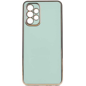 Resim Gpack Samsung Galaxy A53 Kılıf Bark Parlak Silikon Renkli Kenarları Rose 