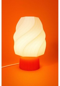 Resim Ice Cream Lamp Masa Lambası Dekorasyon Aydınlatma Gece Lambası Abajur Turuncu 