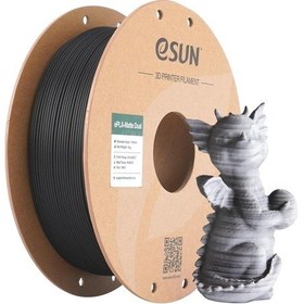 Resim Esun Epla-matte Dual Siyah Beyaz Filament 1.75 Mm 1 Kg '-Siyah 