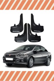 Resim bgfix Fiat Linea Tüm Kasalar Racing Yazılı 4'lü Tozluk Çamurluk Paçalık 