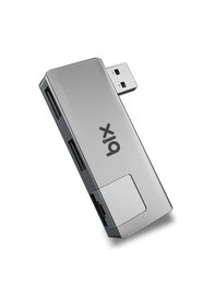 Resim Bix BX22HB 5Gbps USB to USB 3.2 / USB 2.0 RJ45 Gigabit Ethernet Dönüştürücü Adaptör 