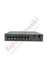 Resim WESTSOUND TKS-60-Z-3 3x60W 1 Mik 2 Line Bas Mid Tiz Kontrol Trafosuz Usb/Mp3/Blt Mikser Amfi 