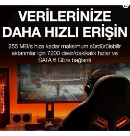 Resim Seagate Firecuda Gaming 8tb 3.5'' Sata ST8000DX001 Gaming Harddisk 