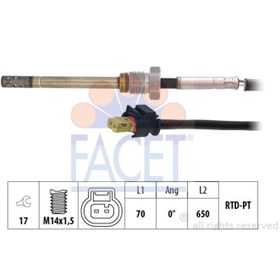 Resim EGZOZ SICAKLIK SENSORU KATALIZATOR ONCESI W204 07-09 S204 07-09 W211 02-08 S211 03-09 SPRINTER 906 06-16 FACET 22.0069 OEM 