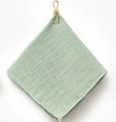 Resim Unısex Kraft Kutulu Müslin 7li Bebe Mendili Yeşil 