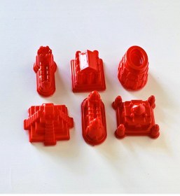 Resim Twins Stars Kinetik Kum Kalıbı, 6'li Kale Modelleri 