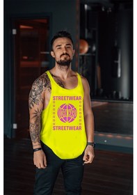 Resim Freeyez Work Hard Gym Fitness Tank Top Sporcu Atleti 