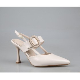 Resim Feles 038-2522 Ten Rengi Kadın Topuklu Ayakkabı Ten Rengi 