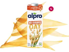 Resim ALPRO Şekersiz Yulaf Sütü 1 Litre - Vegan ve Laktozsuz 