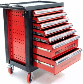 Resim Worldforce 7 Çekmece Takım Dolabı Profesyonel Boş Takım Dolabı 