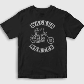 Resim Presmono Unisex Çocuk Siyah Walker The Walking Dead T-Shirt 