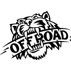 Resim Tiger Off Road (Oto-Motor-Laptop-Duvar-Dekor) 10 x 6 cm 