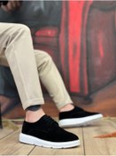 Resim turkuaze Ba0003 Bağcıklı Klasik Spor Süet Siyah Beyaz Yüksek Taban Casual Erkek Ayakkabı 