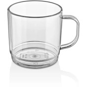 Resim 6 Adet Kırılmaz, Çizilmez, Yıkanabilir Polikarbon 300 ML Çay Bardağı 
