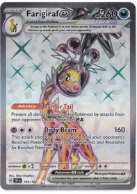 Resim Farigiraf Ex 194 - Pokemon Temporal Forces - Pokemon Kartı Mint 