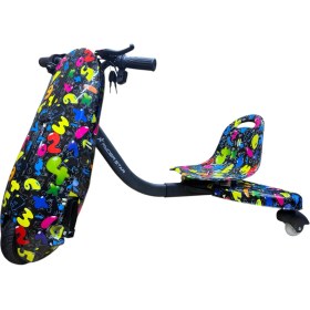 Resim Ryder Star Drift Car Drift Scooter Elektrikli Kaykay Hoverboard Dirift Kar Bluetooth Hoparlörlü Led Işıklı RS-R1 Color Numbers Grafiti 