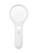 Resim Springsun 3x Ve 45x Büyütmeli Led Aydınlatmalı El Büyüteci - Mücevher, Kitap, Para İnceleme İçin 