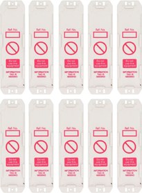 Resim Yunboo 10 Adet Abs Plastik İskele Durumu Tutucu - İnşaat Güvenlik Kontrol Etiketleri İçin Dayanıklı Ve Kolay Kurulum 