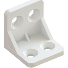 Resim Plastik L Köşe Bağlantı Aparatı (20 Adet) 