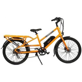 Resim Alba Cargo S Ticari Elektrikli Kargo Bisikleti 36v19.2ah Batarya, Hidrolik Disk Fren, Turuncu Renk Turuncu 