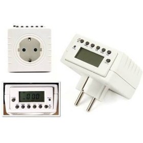 Resim Cata Priz Tipi Dijital Zaman Saati Zaman Ayarlama Zamanlayıcı Ct 9182 Asr-000287 