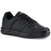 Resim KİNETİX Erkek Kadın Full Siyah Beyaz Kalın Taban Spor Ayakkabı 