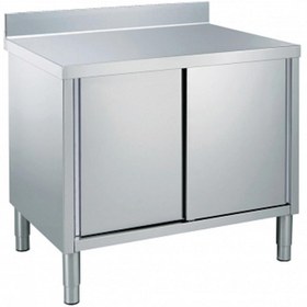 Resim Electrolux Professional Dolaplı Çalışma Tezgahı, 100 Mm Sırtlı - 1200 Mm MS1217N 