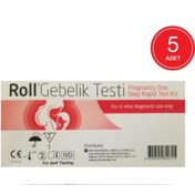 Resim Roll Hızlı Gebelik Testi 1 Adet x 5 Paket 