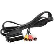 Resim POLAXTOR Scart Erkek To 3rca Erkek 1mt Etc Tm-4020 Uyumlu 