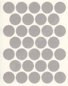 Resim Yapışkanlı Vida Tapası Gri 