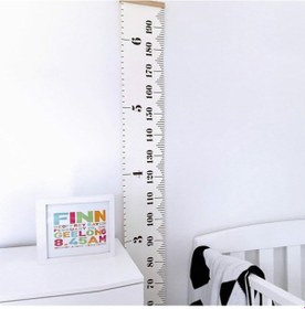 Resim Sones Ahşap Duvar Askısı Çocuk Büyüme Tablosu Boy Ölçüm Cetveli Duvar Stickerı Çocuk Odası Ev Dekorasyonu İçin Klasik 