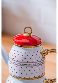 Resim Acar Encoy Emaye Mini Çaydanlık Takımı Çok Renkli 