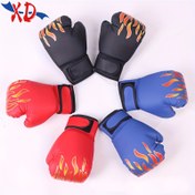 Resim 1 Çift Taekwondo/Boks/Sanda/Dövüş Sanatları Eldiveni - Kapalı Ve Açık Alan Antrenmanları İçin Mükemmel, 5-12 Yaş Çocuklar İçin Uygun - Harika Bir Noel Hediyesi Veya Yeni Yıl Armağanı. 