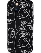 Resim mooodcase Iphone 13 Uyumlu Face Art Desenli Kamera Lens Korumalı Darbe Emici Silikonlu Lansman Kılıf 