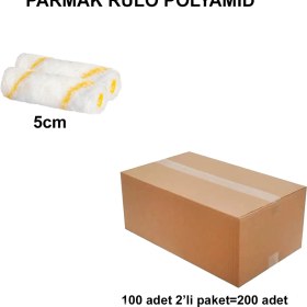 Resim Izmir Fırça Arge Toptan Parmak Rulo Polyamid Yedek 5cm(2'li)- 200 Adet 012417 