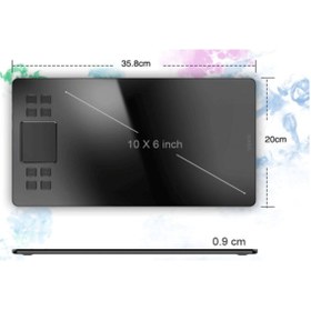 Resim veikk A50 8192 Levels 5080LPI Grafik Tablet + Kalem 