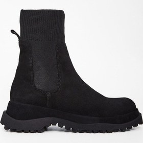 Resim Valmenti Kadın Siyah Süet Hakiki Deri Casual Bot 33 7801 Bn Bot Sk23/24 Siyah 