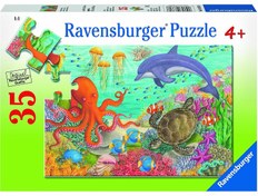 Resim Ravensburger 35 Parça Puzzle Okyanus Canlıları 087808 