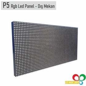 Resim P5 Rgb Led Panel Dış Mekan 16 x 32 CM 