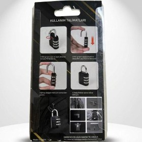 Resim Hegi Şifre Asma Kilit 30mm 