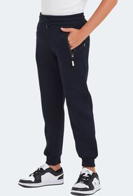 Resim Slazenger LAMIS Unisex Çocuk Fermuar Cepli Lacivert Eşofman Altı 