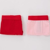Resim Defacto Kız Çocuk Yılbaşı Temalı Kırmızı 2'li Boxer B5211A823WNRD79 