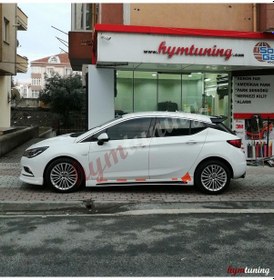 Resim Opel Astra K Marşpiyel Seti - Kanallı - Boyasız Abs Plastik Sağ+sol 