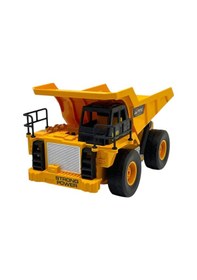 Resim Scowetto Uzaktan Kumandalı 1:24 Ölçek Kamyon Damperli Full Fonksiyon Kamyon İş Makinası sarı 
