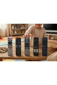 Resim ATAELEKTRONİK Çocuklar İçin Oyuncak TV Kumandası Gerçek Güvenli 5 Adet Farklı Tip 