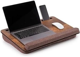 Resim Vigo Wood-LS023 Minderli Laptop Sehpası (Ceviz) 