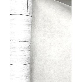 Resim 200 cm x 100 cm Parke Desen Zemin Muşambası ( Beyaz ) 