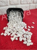 Resim Dolomit Taş 5 Kg 1-2 Cm Beyaz Dere Taşı Çakıl Taşı Bahçe Süs Taşı 